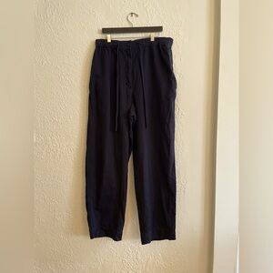 COS Drawstring Cotton Linen Blend Comfort Pants M
